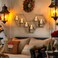 SoulBay Flameless Candles Rechargeable, Magnetic Charging Waterproof LED Flickering Tea Lights Votive Candle with Charging Tray Remote Timer for Bathroom Holiday Xmas Decor, 100H Lasting Per Charge