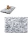 STAYOUNG Large Dog Bed - Plush Soft and Comfortable Pet Bed, with Non-Slip Bottom Washable Dog Mat, Suitable for Medium and Large Dogs, 65 x 93cm (Grey)