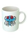 Print Printed Coffee Mug White/Red/Blue