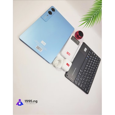 جهاز لوحي C idea CM11000 Plus ذكي بحجم 10.95 بوصة، أندرويد 14، للأطفال مع لوحة مفاتيح وقلم، شريحتي اتصال 5G LTE، واي فاي، يدعم Zoom وTikTok، غطاء حماية، أخضر