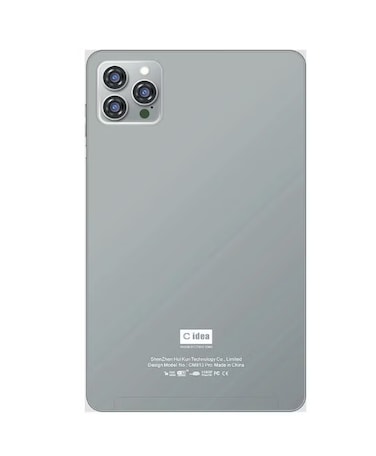 C Idea CM513 Pro Android Tablet &ndash; 10.1-Inch HD Display, 4G LTE, 8GB RAM + 256GB ROM, Dual SIM, Dual Camera, WiFi, Bluetooth, Android 13(Silver)