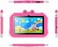 OTEETO TAB 6 Kids Tablet, 7-Inch IPS LCD Display, 4GB RAM + 128GB ROM, Android 13, Dual Camera,(Pink)