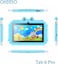 OTEETO TAB 6 Kids Tablet, 7-Inch IPS LCD Display, 4GB RAM + 128GB ROM, Android 13, Dual Camera,(Blue))