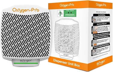Oxy-Gen Powered Wall Mounted, Battery Operated Automatic Fragrance Dispenser