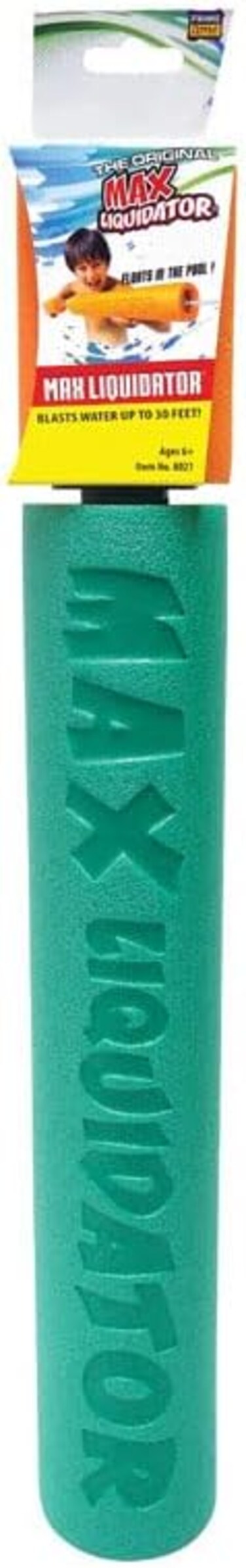 Prime Time Assorted Water Squirter &ndash; Foam &amp; Plastic Pull-Pump Water Gun for Kids, Lightweight Water Shooter Toy for Pool, Beach &amp; Outdoor Water Play, Assorted Colours