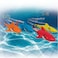 Prime Time Prime Time Toys Sharkpedo Underwater Glider 4-Pack &ndash; Shark-Shaped Torpedo Dive Toys for Pool &amp; Water Play, Kids Dive &amp; Swim Game Torpedoes (4 Pieces)