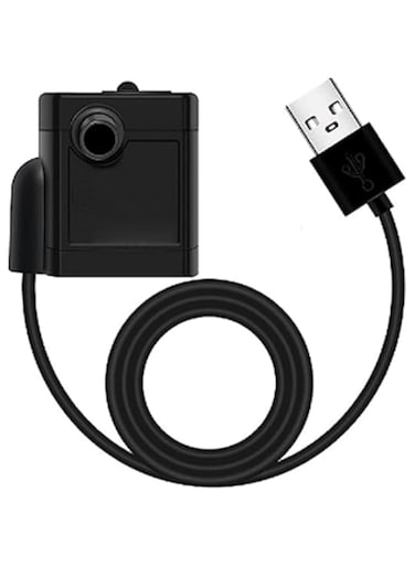 Mini Aquarium Pump, USB Water Pump, Small, 3.5-9 V, 1-3 W with 1.4 m Power Cable, 200 L/H Submersible Pump, Small Fountain Pump for Aquarium, Pond, Fountain, Statues, Garden