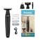 KEMEI KM-114 Proffessional Design 3 in 1 Electric Multi Function Grooming Set, One Blade Trimmer, Reciprocating Shaver and Nose Trimmer, IPX5 WaterProof