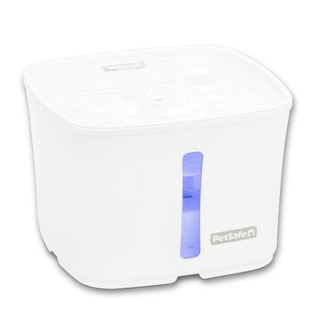 PetSafe Viva Pet Fountain for Cats and Small Dogs &ndash; 1.8L/64 oz, Indoor Cat Water Fountain with Whisper Quiet Pump, Dishwasher Safe, Easy to Clean, Water Filters Included