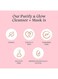 Foxtale Purify &amp; Glow Cleanser + Clay Mask - Deep Cleanses Pores, Exfoliating Glow Facial, Instantly Gives Bright Skin, For Normal, Oily and Combination Skin, Men &amp; Women - 100ml
