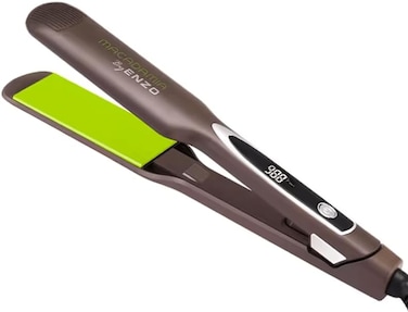 PrecisionWare Enzo EN-3991L Professional Ceramic Hair Straightener, Adjustable Temperature, Fast Heating, 360-Degree-Intl Version
