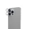 iFroog Trio Camera Lens Guard, impact-resistant, smudge-resistant, HD clarity for iPhone 15 Pro Max, anti-scratch, high durability, easy installation - Silver

