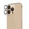 iFroog Trio Camera Lens Guard, impact-resistant, smudge-resistant, HD clarity for iPhone 13 Pro Max, anti-scratch, high durability, easy installation - Gold
