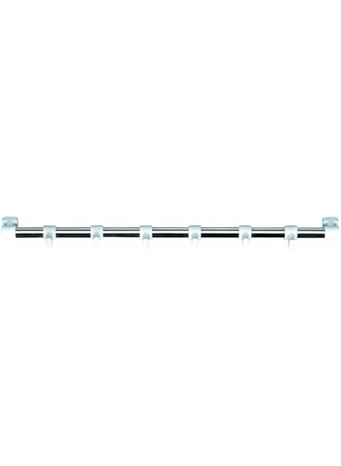 Tescoma Suspension Bar cm 40-6 White Hooks Presto, Assorted, 43.5 x 8.5 x 2.7 cm