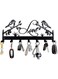 Tazweeq Metal Key Holder, Key Organizer Rack with 7 Hooks, Wall Mounted Key Hooks for Kitchen, Entryway, Hallway, Bedroom, Doorway