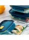 2Pieces Borosilicate Glass Food Saver Set Food Storage Container Lunchbox Set With Vent - 500Ml And 800Ml Capacity, Openable And Secure Air Vents, Silicone Seals, Plastic Lids