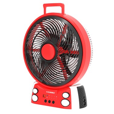 STARGOLD Rechargeable High-Speed Turbo Table Fan 14&quot; Inch With Remote Control, AC/DC Operated, SG-4077