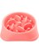 allmart Slow Feeder Dog Bowl with Collapsible Dog Bowl-Puppy Puzzle Dog Food Bowl,Fun Feeder No Choking,Slow Eating Dog Bowl for Medium Dogs (pink)