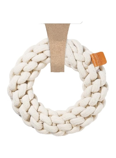 M-PETS Coto White Ring L Eco Friendly Dog Toy