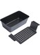 LENND Nonstick Baking Loaf Pan with Insert, 29 x 14.6cm Loaf Pans with Insert, Nonstick Meat Loaf for Baking, Reduce the Fat and Kick Up the Flavor, Grey