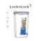 LocknLock 2.4L Rectangular  Airtight Food Storage  with Flip Lid - BPA-Free, Microwave, Freezer, and Dishwasher Safe