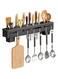 Space Aluminium Kitchen Storage Rack With Hooks Kitchen Mug Storage Tools Kitchen Utensil Holder Wall Mounted No Drilling Kitchen Organizer