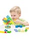 AM ANNA Tetra Tower Balance Stacking Blocks Game DIY Assembling Versatile Toy Swing Stack High Child Balance Building Toy Brain Game Building Block Board Games for 2 Players Kids Family Games (48 PCS)