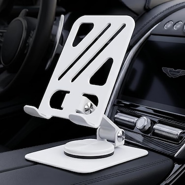 AUTO FAMILY 360&deg; Rotating Magnetic Car Phone Holder for Dashboard &ndash; Strong Magnet Mobile Stand, Foldable Adjustable Phone Mount, Universal Smartphone Holder (Tab Holder3)