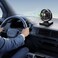 AUTO FAMILY Portable Head Car Fan &ndash; 360&deg; Adjustable Dashboard &amp; Windshield Cooling Fan, Car Suction Cup Fan, USB Powered Auto Air Circulator, Quiet Strong Airflow Cooling Fan (Car Cooling Fan)