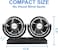AUTO FAMILY Portable Head Car Fan &ndash; 360&deg; Adjustable Dashboard &amp; Windshield Cooling Fan, Car Suction Cup Fan, USB Powered Auto Air Circulator, Quiet Strong Airflow Cooling Fan (Car Dual Fan)