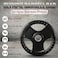 ULTIMAX Olympic Barbell Bar with Tri-Grip Rubber Plate Set for Body Pump Home Gym, Weightlifting, and Strength Training-(7 ft-100kg)