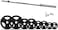 ULTIMAX Olympic Barbell Bar with Tri-Grip Rubber Plate Set for Body Pump Home Gym, Weightlifting, and Strength Training-(7 ft-100kg)