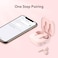 QCY T13 True Wireless Earbuds Bluetooth 5.1 Headphones Touch Control with Charging Case Waterproof Stereo Earphones in-Ear Built-in Mic Headset 80H Playtime (Pink)