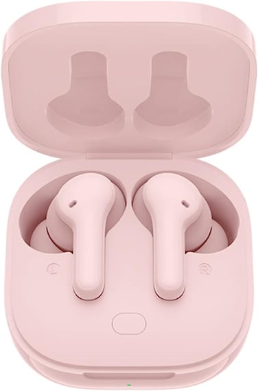 QCY T13 True Wireless Earbuds Bluetooth 5.1 Headphones Touch Control with Charging Case Waterproof Stereo Earphones in-Ear Built-in Mic Headset 80H Playtime (Pink)