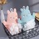 Bunny Bath Gloves &ndash; Exfoliating Grooming Glove &amp; Spa Bath Accessories for a Refreshing Cleanse