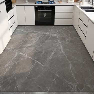 سجادة مطبخ مضادة للانزلاق بظهر مضاد للتعب، 60x90 سم - متينة ومريحة