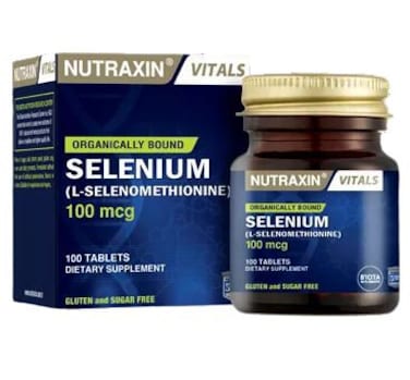 NUTRAXIN VITALS SELENIUM 100MCG 100 TABS