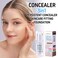 Liquid Concealer for Full Coverage, High Definition Color Corrector, Long Lasting, Waterproof Matte Makeup Concealer
