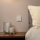 Aqara H1 EU Smart Wall Switch, Zigbee 3.0, No Neutral, Round Wall Box Support, Wireless Switch, Double Rocker, 3W Min Power, White   WS-EUK02