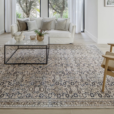 Vince Dune 400 x 300 cm Carpet Knot Home Designer Rug for Bedroom Living Dining Room Office Soft Non-slip Area Textile Decor