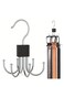 Hanger, Belt/tie/clothes Organizer for Closet, Keeping Belts Visible and in Good Condition, Hanging Tie Rack Holder, Closet Organizers and Storage, Silver