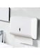 AIFUSI Paper Towel Dispensers, Wall Mount Commercial Toilet Tissue Dispensers Paper Towel Holder C-Fold/Multifold Paper Towel Dispenser for Bathroom, Kitchen(White)