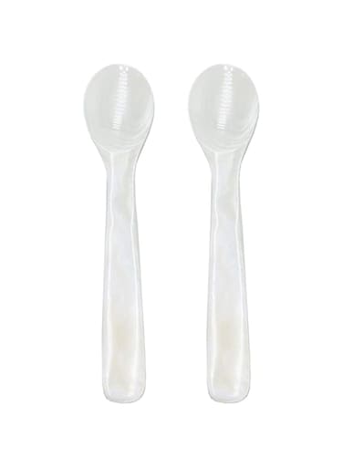 EvaGO Spoons (White, Pack of 2,4.33in)