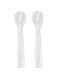 EvaGO Spoons (White, Pack of 2,4.33in)