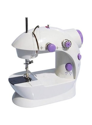 Dubai Gallery Electric Mini Sewing Machine Small Household Sartorially Belt Transformer 255.03001092.17 White
