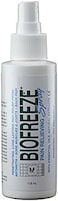 Biofreeze Pain Relieving Spray, 118ml, Cooling Topical Analgesic, On-The-Go Use, Long Lasting, Soothing, Targeted Pain Relief, Cold Therapy For Athletes, Fast Acting For Muscle, Joint &amp; Back Pain