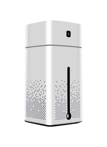 Ultrasonic Cool Mist Humidifier &amp; Essential Oil Diffuser, 1000ml Large Capacity Quiet USB Portable with LED Night Light for Bedroom, Office, Nursery - White