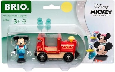 BRIO - Disney Mickey Mouse &amp; Engine Train For Kids Age 3 Years And Up - Compatible With All BRIO Train Sets