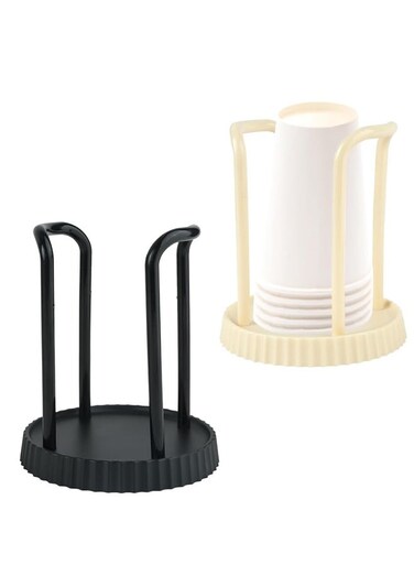 Bathroom Cup Dispenser, Disposable Paper Coffee Cup Storage, Cup Holder with 4 Oz Paper Cups Organizer