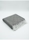 130 x 160 cm Cotton Woven Wooly Knitted Throw Blanket Black White Geometric Pattern Decorative Boho Cozy Sofa Couch Bed Runner Travel Picnic Mat 400GSM